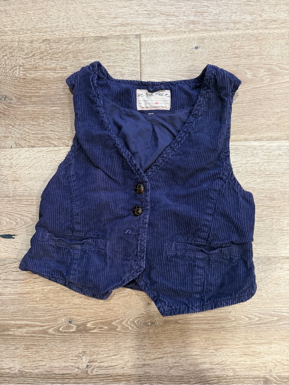 Corduroy Vest women’s - Navy Blue